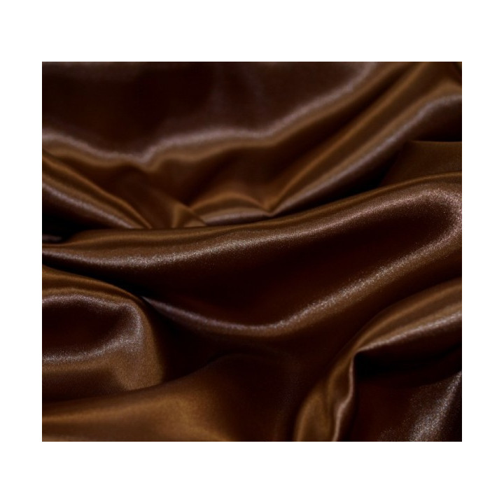 Satin marron glacé