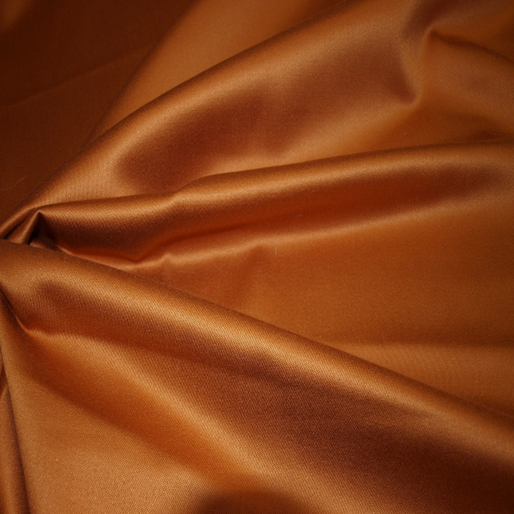 Tissu ameublement satin uni